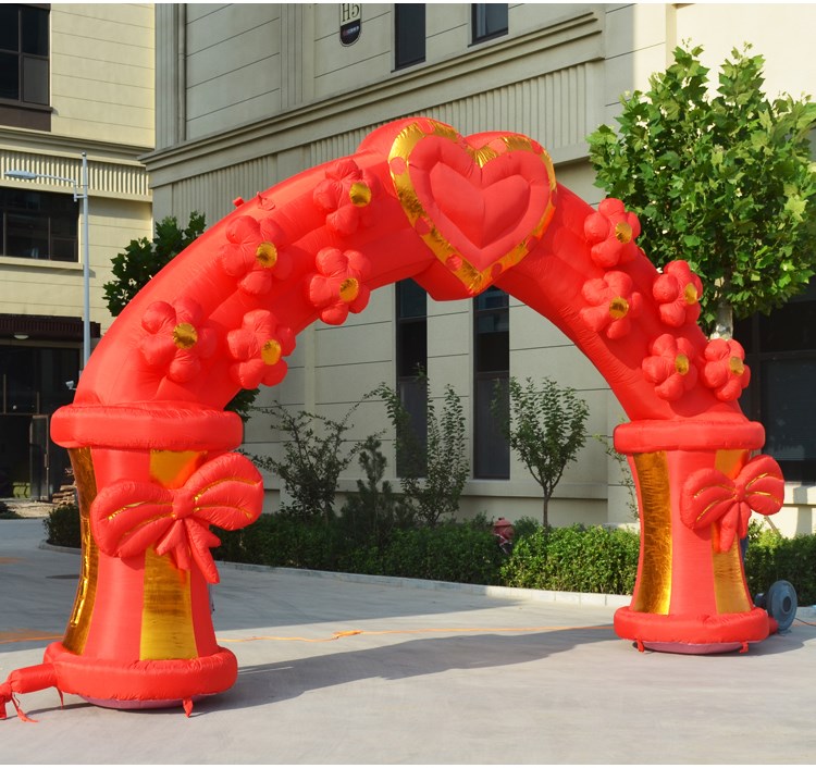 扬州婚庆红色拱门
